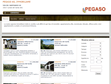 Tablet Screenshot of pegasolonato.it